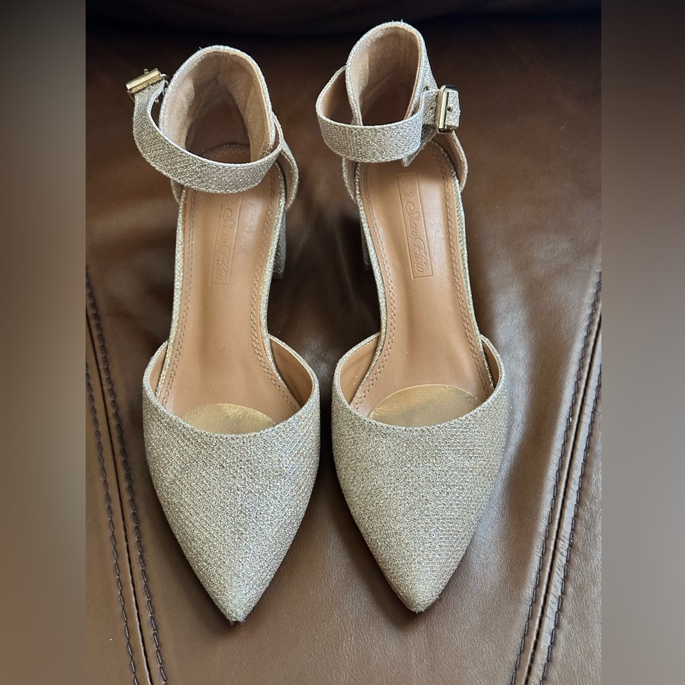 Shimmering Gold Heels